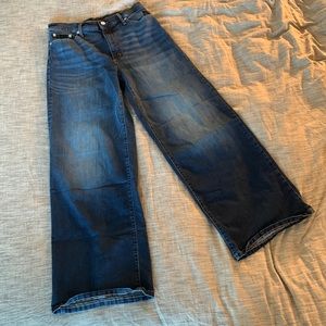Banana Republic Women’s High Rise Wide Leg Jeans
